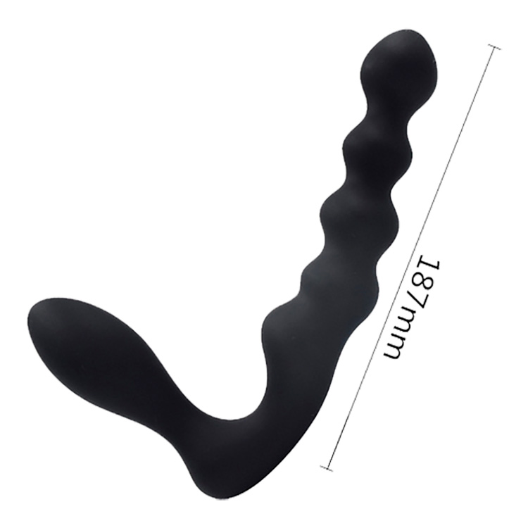 7 Inch Silicone Prostate Pleaser black